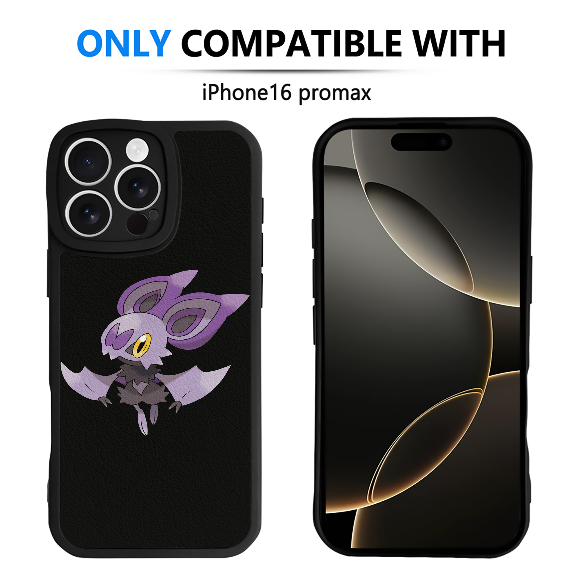 （画像用） ポケットモンスター Pokémon 【iPhone 16シリーズ対応】シリコンスマホケース（レザー調） 材質：シリコン